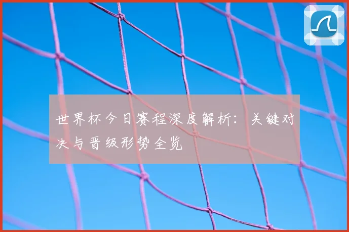 世界杯今日赛程深度解析：关键对决与晋级形势全览